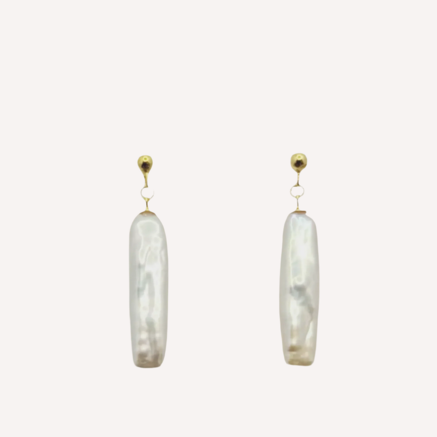 elongated baroque pearls